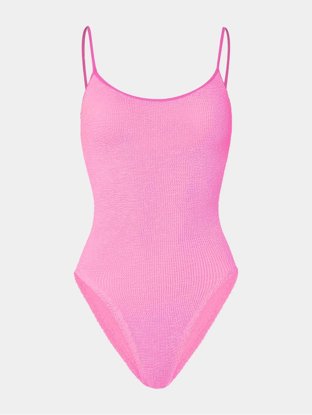💗 Hunza G Pamela One Piece Swimsuit. pink. one size fits all.